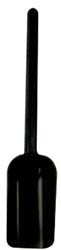White, red, black or frost plastic candy scoops with long handle to keep fingers away from the candy.
