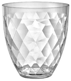 Candy Buffet Containers: This clear acrylic diamondback container has "elegant" written all over it. Scoops-Scoops.com