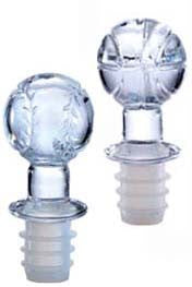 Bottle Stoppers: Baseball bottle stopper. Basketball bottle stopper topper.