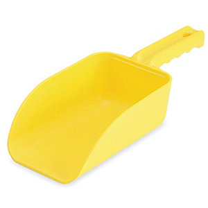Yellow 32 ounce scoop. Great for food prep.  Large 32 oz.