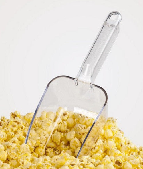 12-ounce scoop is great for scooping large amounts of popcorn.