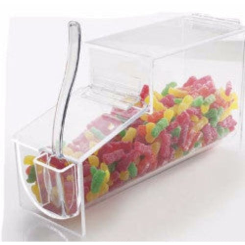 Clear 1/2 oz. Solid Clear Bowl Candy Spoon - In stock, low price, ready to ship.