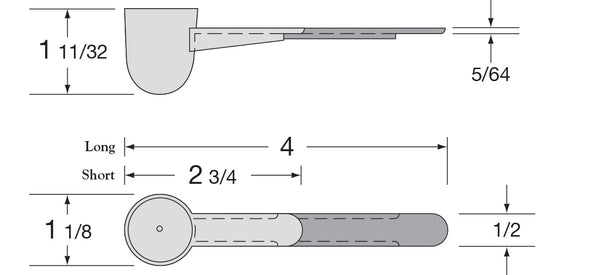 15cc Bowl Scoop with 4 inch handle