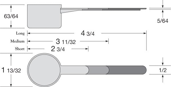 20 cc scoop for exact measure.  2/3 oz. scoop.