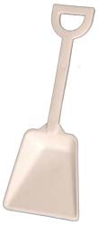 White Toy Plastic Sand Beach Shovels. Great for tailgate parties.