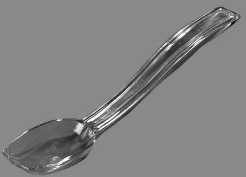 Clear 1/2 oz. Solid Clear Bowl Candy Spoon - In stock, low price, ready to ship.