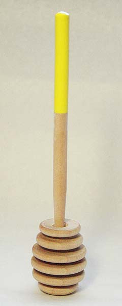 Honey Dipper with Yellow tip. Honey