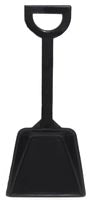 Black toy sand shovel. Mini sand shovels.