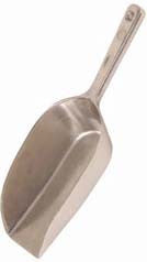 Scoops: 4 oz aluminum scoop, flat bottom.