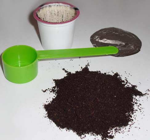 K-Cup Refilling Scoop K-Cup. Coffee scoop, coffee, kcup, top.  Refill your k cups.