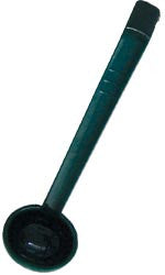 6 inch forest green acrylic ladle. CandyBuffetScoops.com