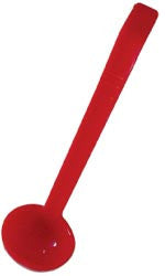 Ladle, red 6 inch. CandyBuffetScoops.com