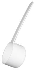 Coffee Scoops: The perfect coffee scoop with 2 tablespoon capacity for making your best cup of Joe. It's white, so you can find it in the coffee can. 