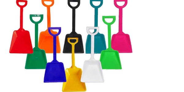 Toy Plastic Shovels. Lots of colors.  sand shovels
