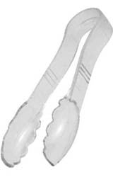 Tongs: Scallop grip tongs, 6 inch Thunder Group PLSGTG06